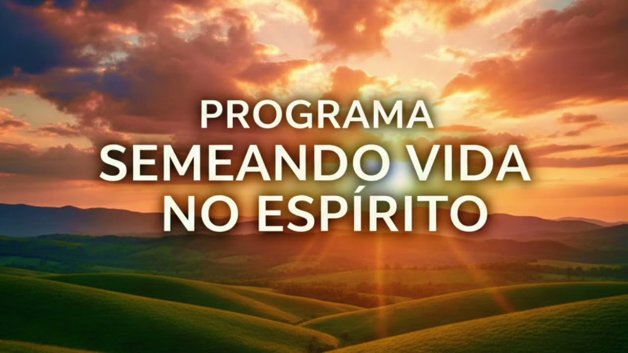 Banner do programa e fundo para oração 