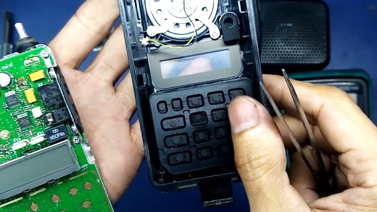 How to repair IC-V80 no RX audio