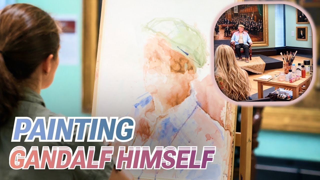 Ian McKellen Sits for Portrait Artist Grand Final | Portrait Artist of the Year UK