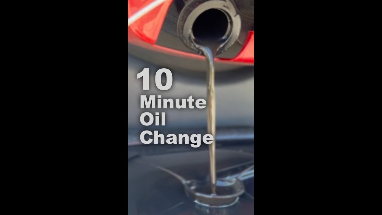 Easy Mower Oil Change Using The Same Oil You Use in Your Car