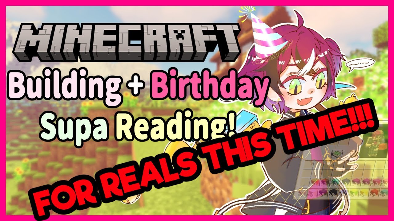 [MINECRAFT] BIRTHDAY READY THINGY FOR SURE THIS TIME RIGHT!?【NIJISANJI EN | Doppio Dropscythe】