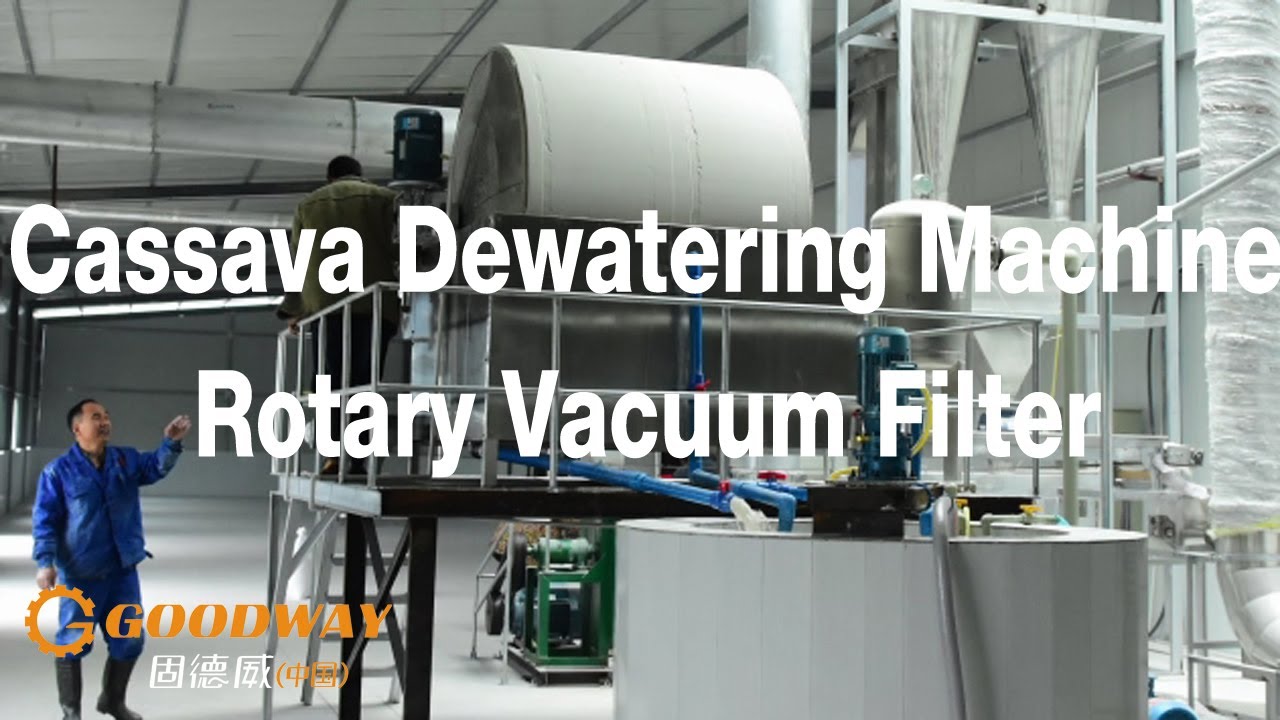 Cassava Dewatering Machine Rotary Vacuum Filter