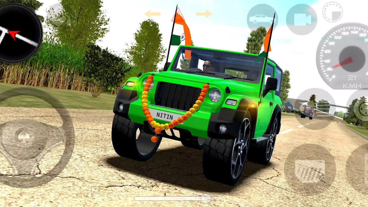 Modified Mahindra Thar Car Games: Indian Cars (Gadi Wala Game) - Car Game Android Gameplay 2026   
