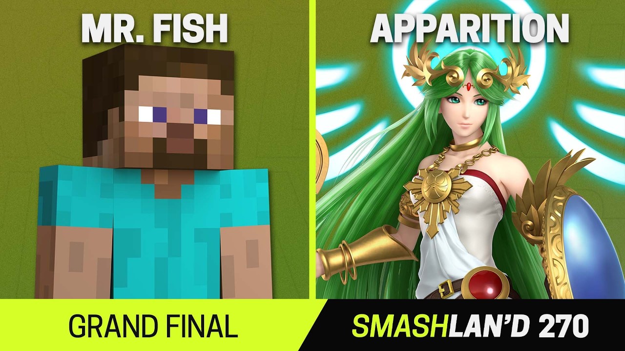SmashLAN'd 270 Grand Final - Mr. Fish (Steve) vs Apparition (Palutena) - SSBU Tournament