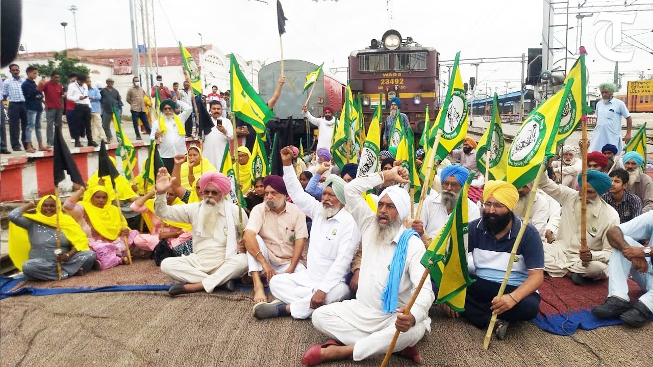 Farmers block railway tracks in Punjab