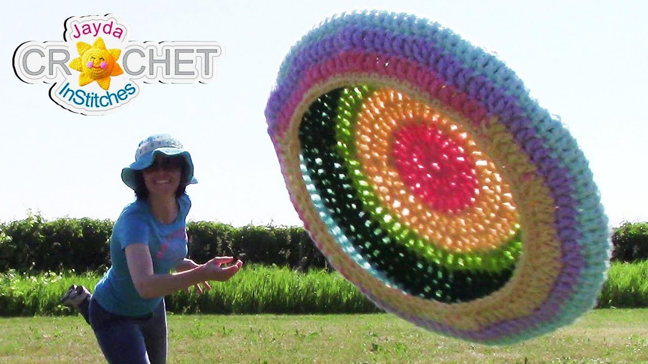 Flying Disc Crochet Pattern & Tutorial