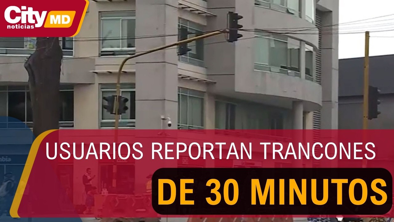 Más de 15 días sin semáforos en la avenida 68 con calle 17 generan caos vial | CityTv