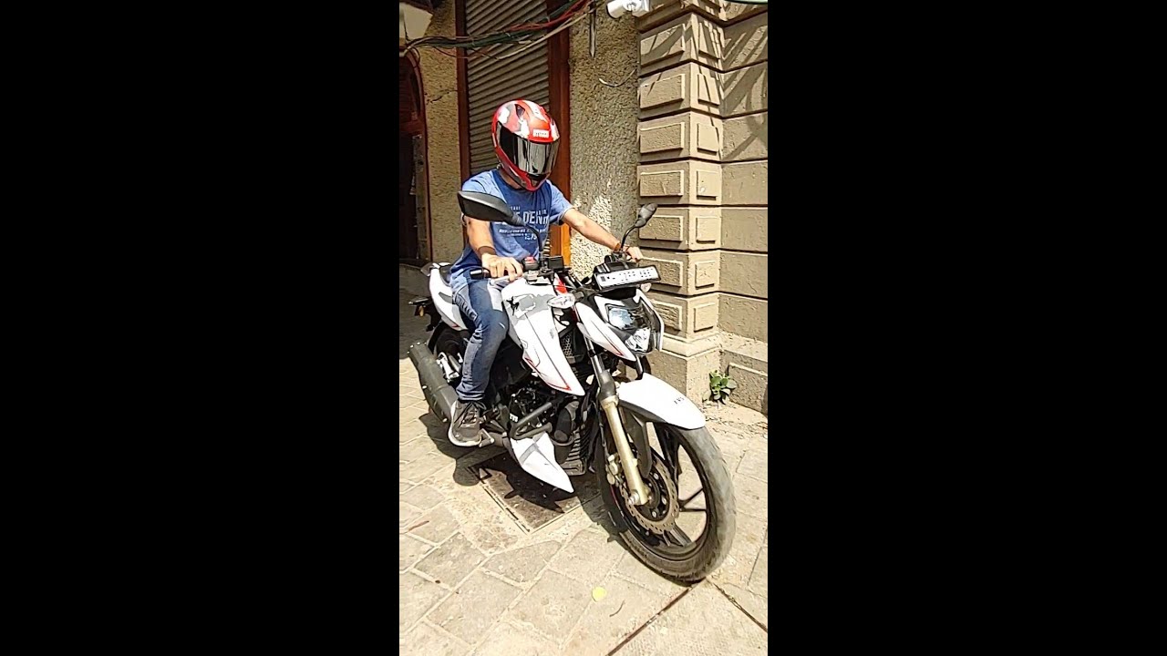 Apache RTR 200 4V BS6 with Riding Modes| Meet Snowhite❄️ | My first bike!