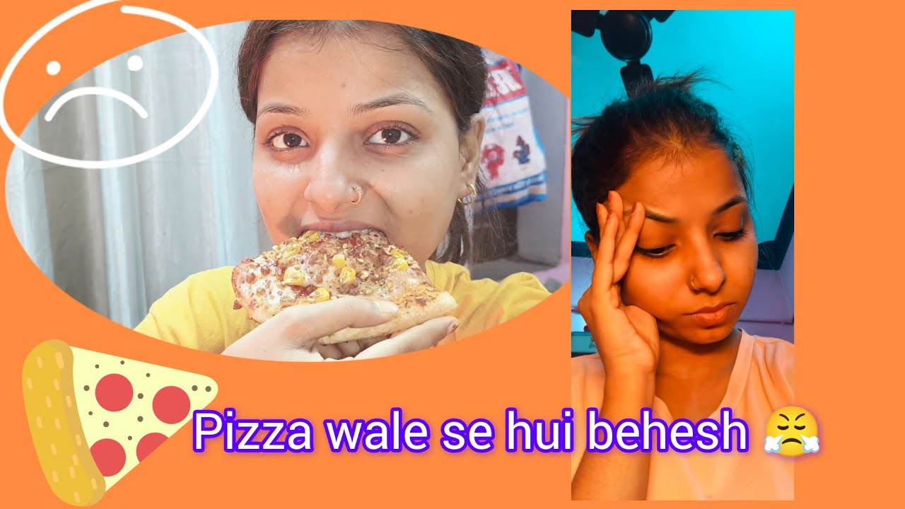डोमिनोज़ के डिलीवरी बॉय से हुई मेरी बहेश😤 क्या करण था मुझे गुस्सा आने का😡😳#vlogs #dominos #eating 