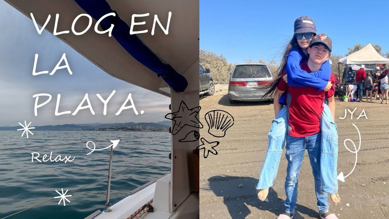Vlog un d&iacute;a en la playa en pareja ☀️🌊🐚🩵| Lo que hicimos.