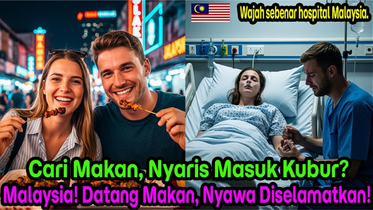 Pasangan Jerman kritikal selepas 'food tour', dedah tahap sebenar perubatan Malaysia!