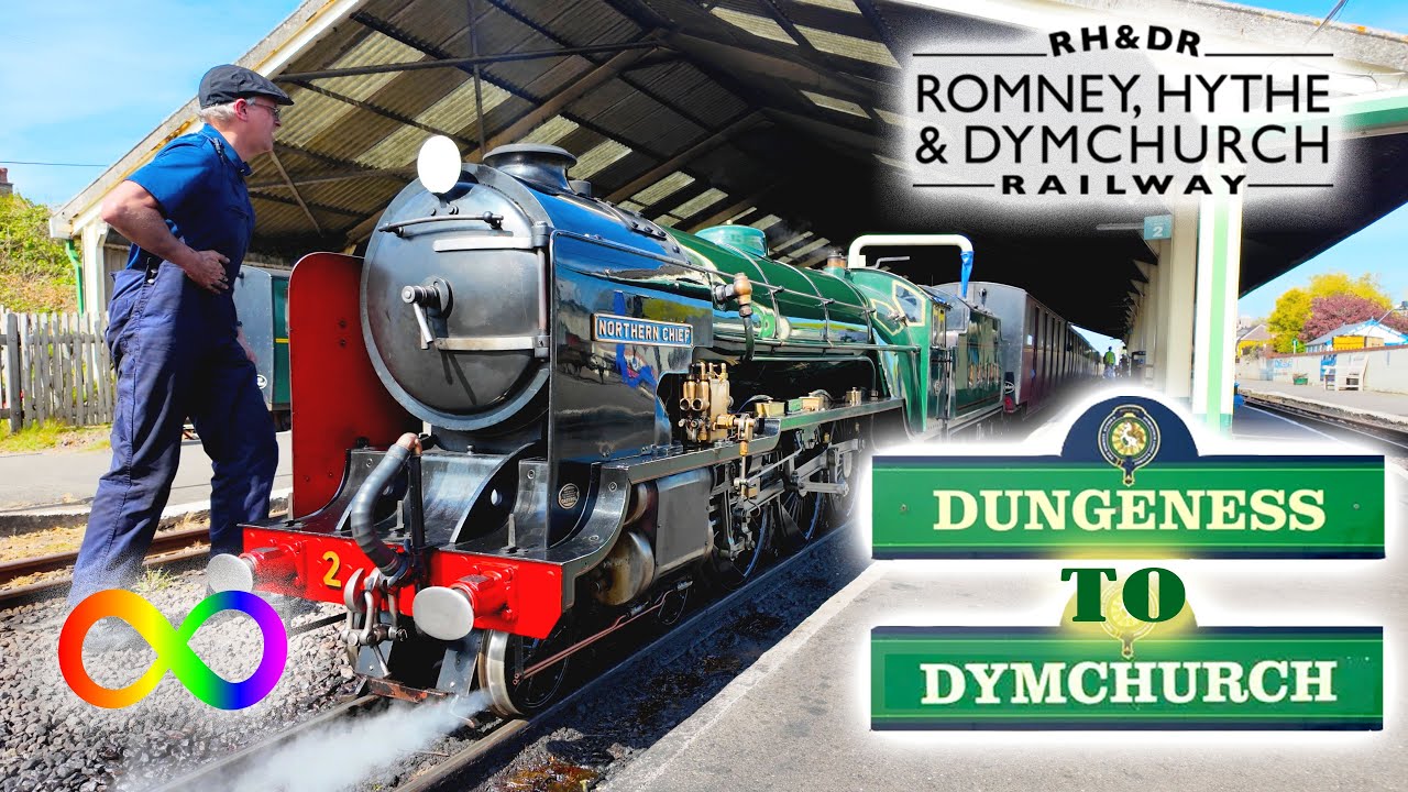 🚂 RH&DR Miniature Steam Railway Journey | Dungeness to Dymchurch Ride