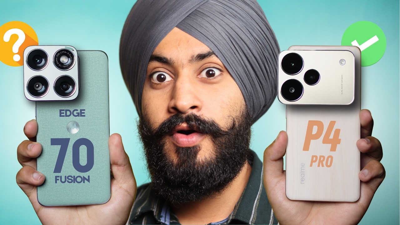Most Complete Phone Under ₹25,000 | Moto Edge 70 Fusion vs Realme P4 Pro