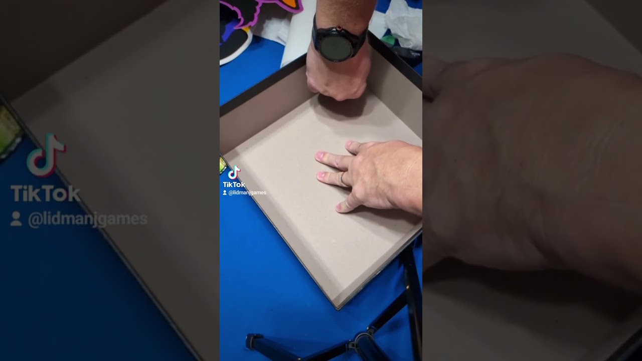 Fix that board game box. NO TAPE!!