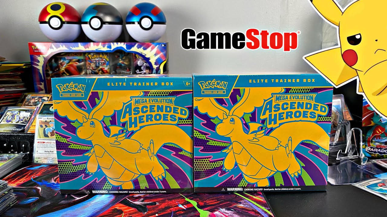 Opening Two Ascended Heroes ETB From GAMESTOP | Another big hit 