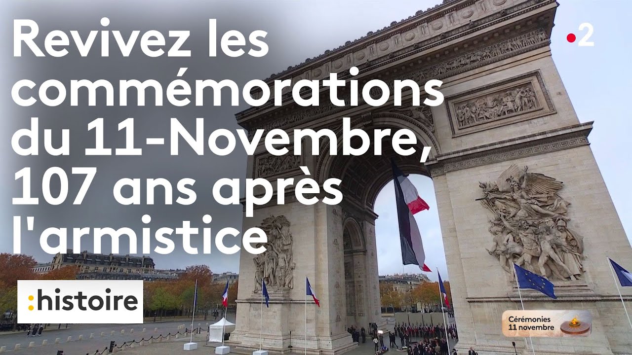 Revivez les commémorations du 11-Novembre, 107 ans après l'armistice