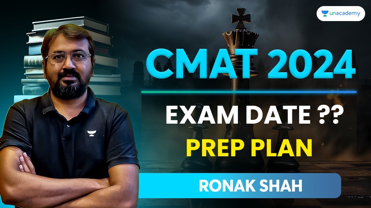 CMAT 2024 Exam Date ?? | Prep Plan | Ronak Shah #cmat2024