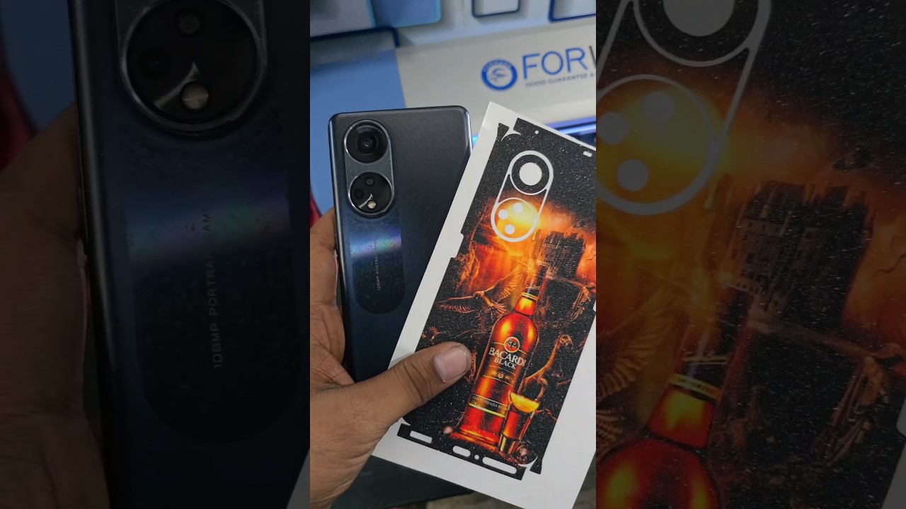 Oppo 8t mobile back sticker , mobile back sticker new video, mobile sticker, #mobilesticker #shorts