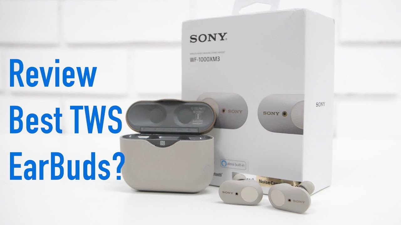 Sony WF 1000XM3 Premium TWS Earbuds Review - Are these the Best