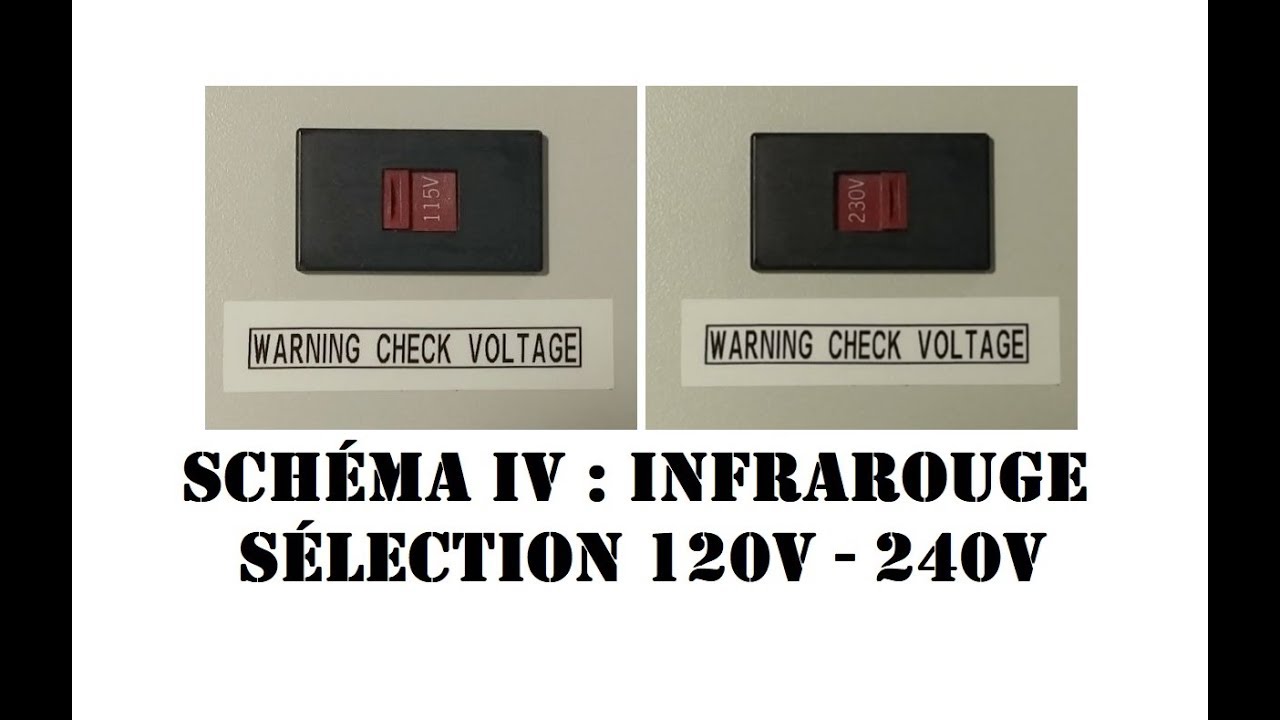 Cyrob Schéma 4 : Barrière infra rouge et alimentation bitensions