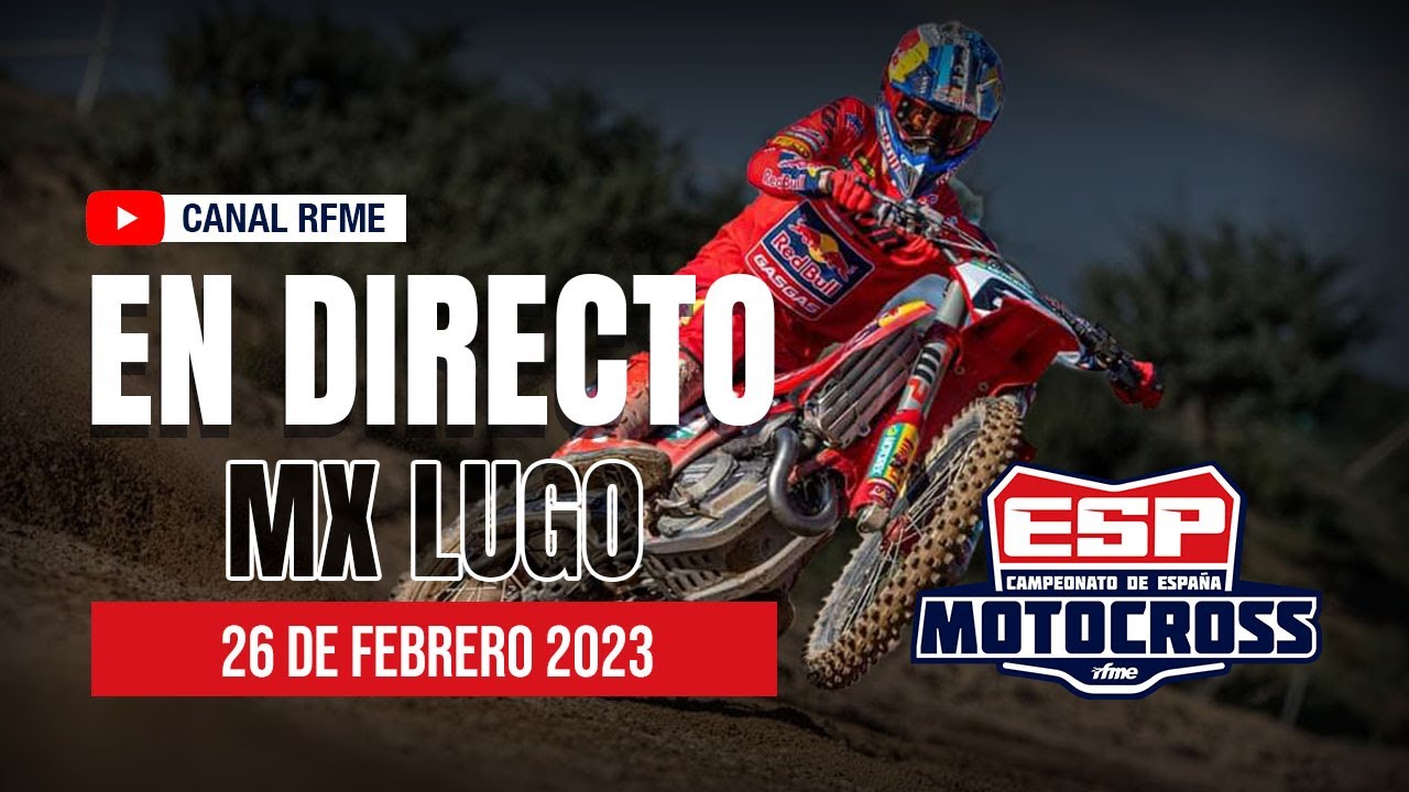¡En directo! Motocross Lugo. Campeonato de España 2023