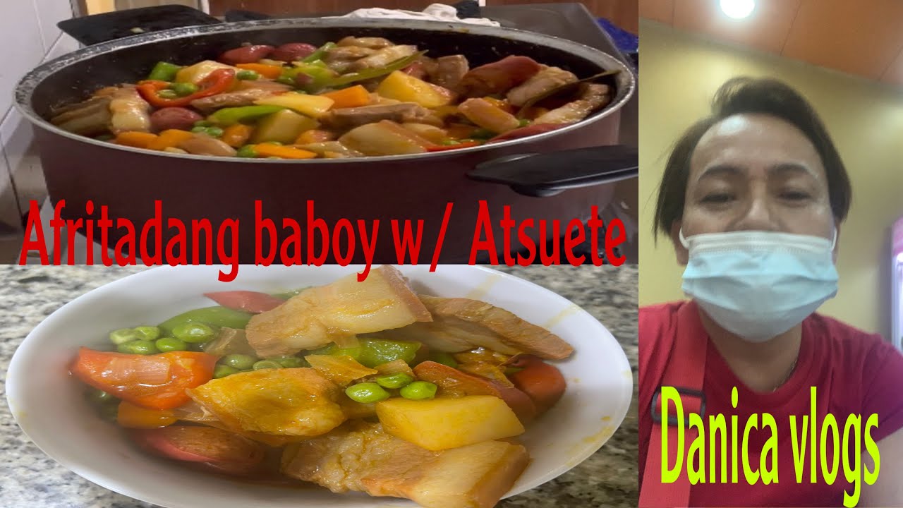 Afritadang baboy /w atsuete