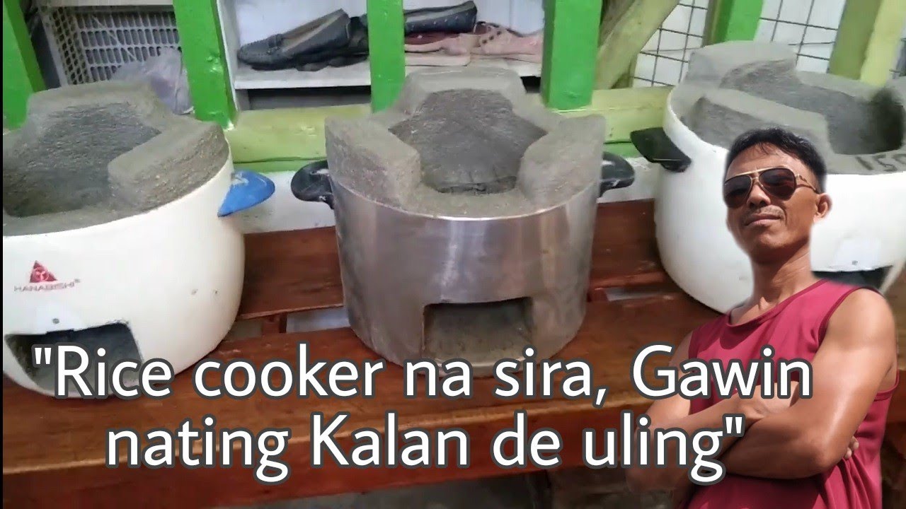 Rice cooker na sira may pakinabang pa,gawin nating kalan de uling