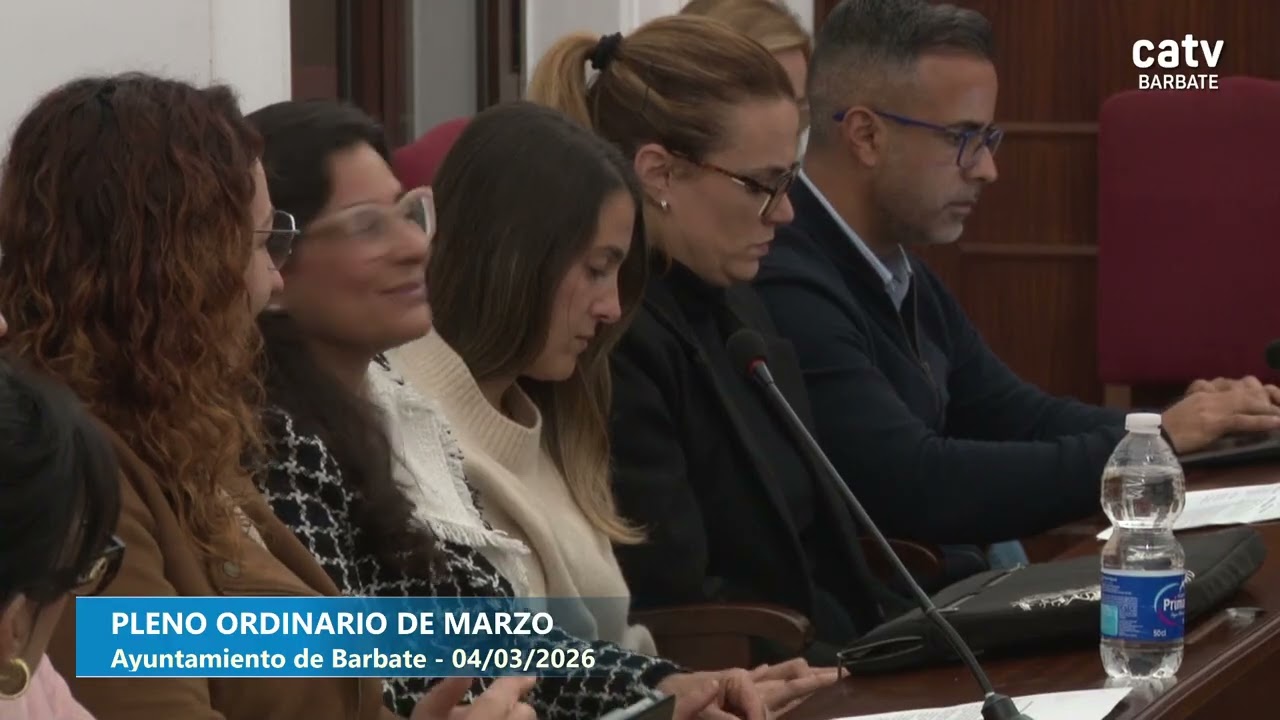 04.03.2026 PLENO ORDINARIO DEL MES DE MARZO AYTO. BARBATE