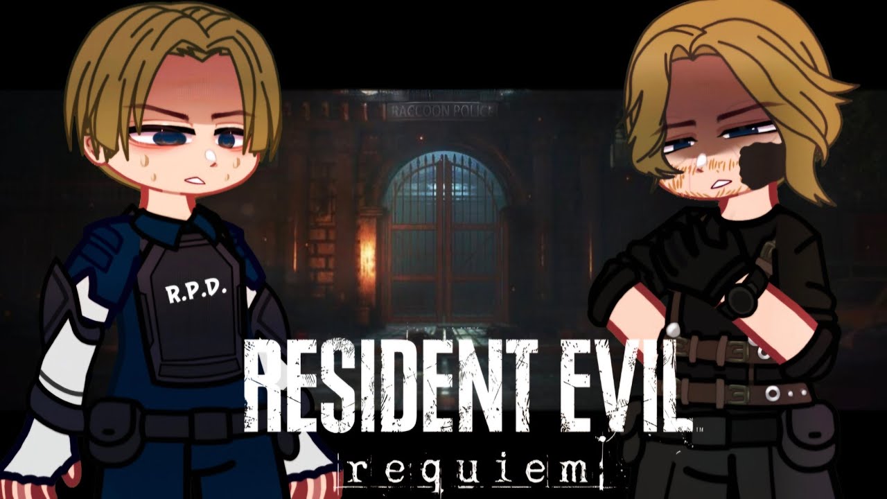 Resident Evil Characters React to Leon Kennedy Future || RE9 Requiem || Gacha React
