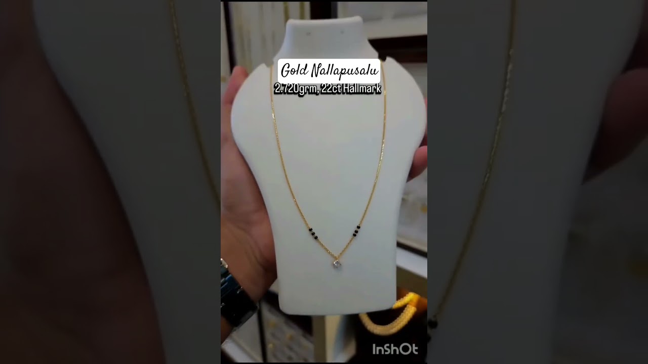 #viral #lightweightjewellery #gold #youtubeshorts #fashion #goldjewellery #nallapusalu #latestupdate