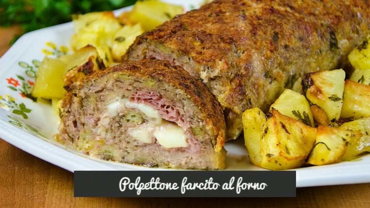 POLPETTONE DI CARNE FARCITO - Stuffed meatloaf