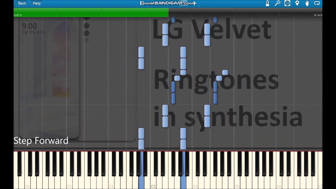 LG Velvet Ringtones In Synthesia!