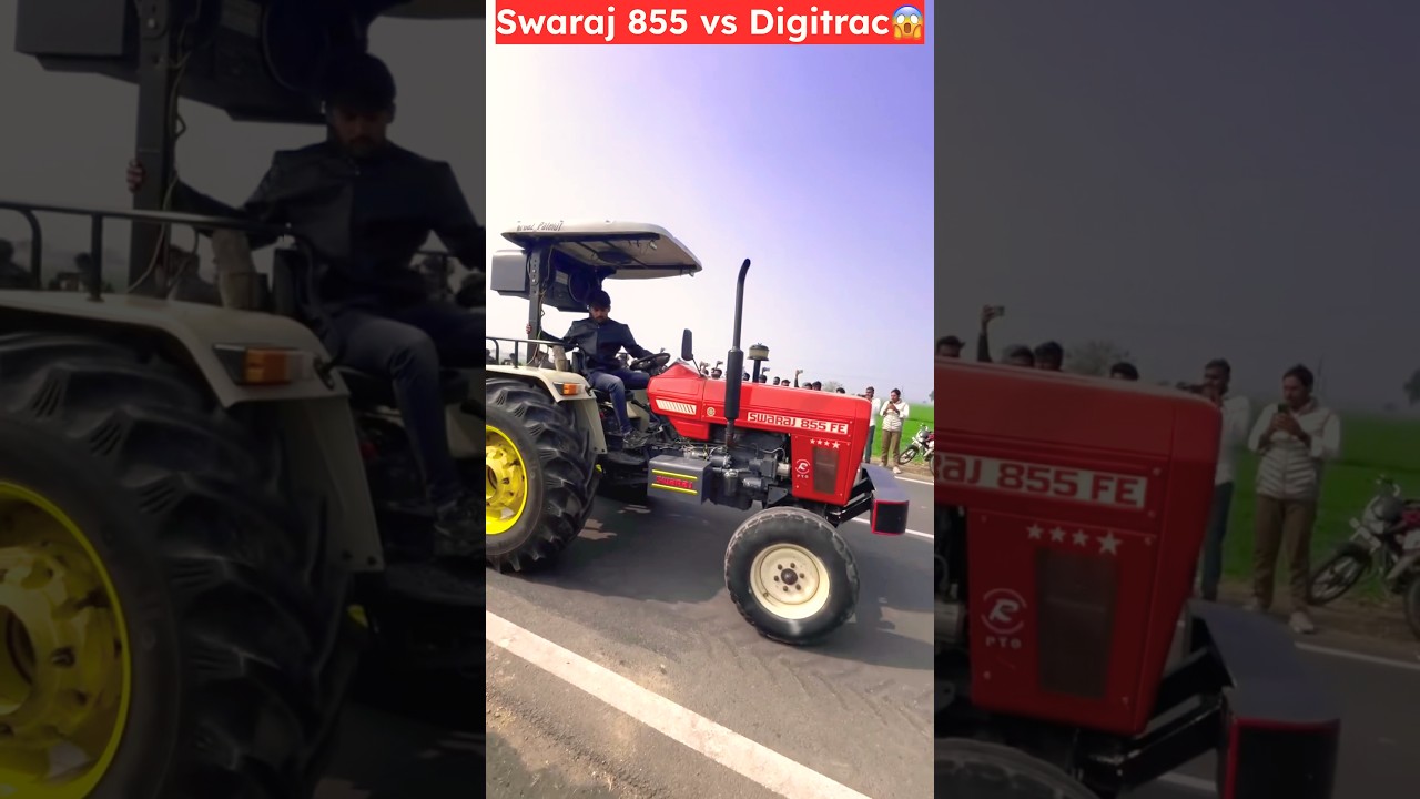 Swaraj 855 Vs Digitrac | क्या Swaraj 855 Digitrac को खींच पाएगा 😱#tochan #tractor #swaraj