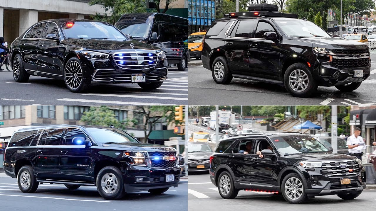 ⁴ᴷINSANE Motorcades Take Over NYC! 🇺🇸 Secret Service, NYPD & DSS Escort World Leaders - Part 1!