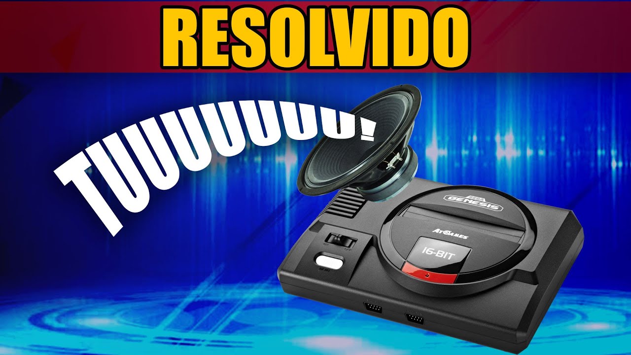 Mega Drive Com Zumbido | Problema no Som