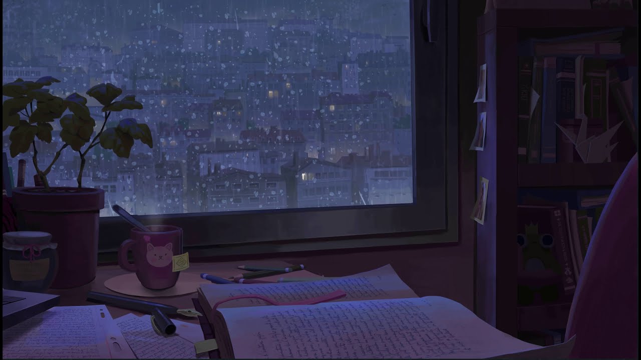 gentle rain ambience 🌧 cozy sound to chill to