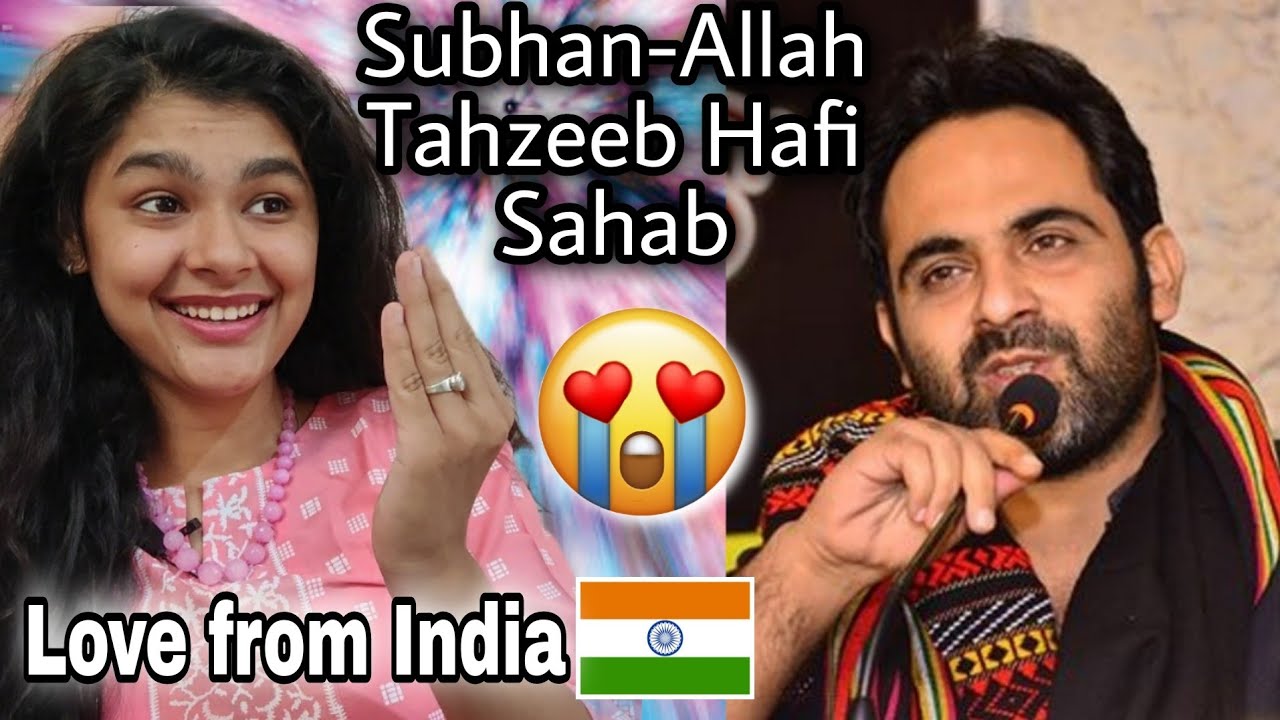 Indian Reaction on Tahzeeb Hafi Heart Touching Poetry | New Ghazals