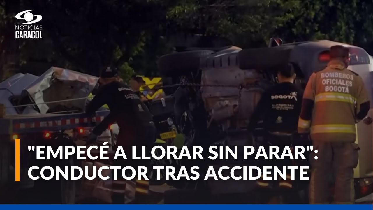 Conductor que protagonizó choque múltiple en Bogotá narró cómo ocurrió la persecución en la av. 68