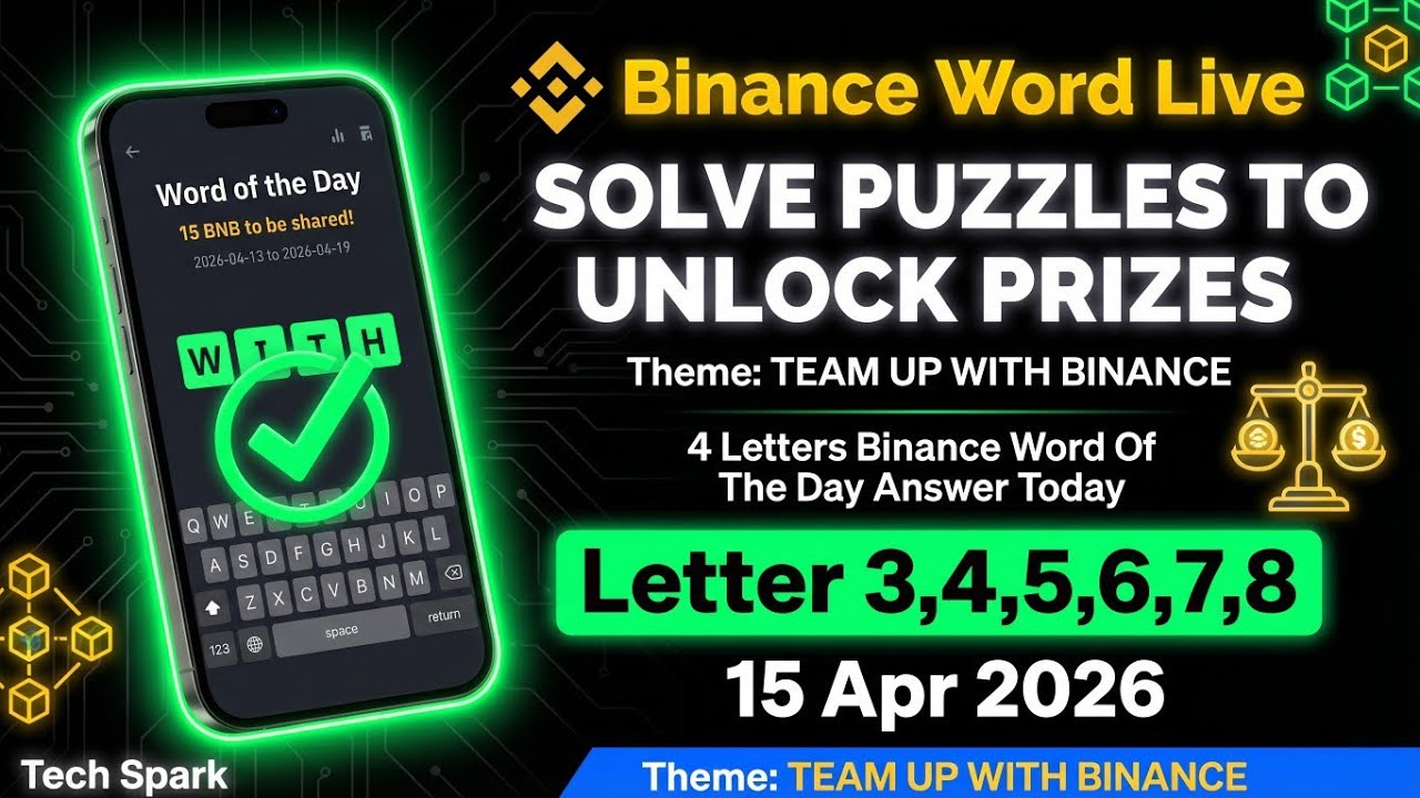 🚀Ответ на сегодняшнее слово дня от Binance, 15 апреля 2026 г. | Ответ на слово дня от Binance из ...