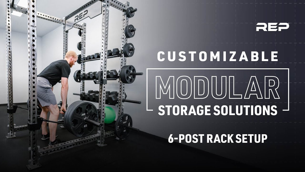 The REP Modular Storage System - 6 Post Power Rack Setup and Walkthrough
