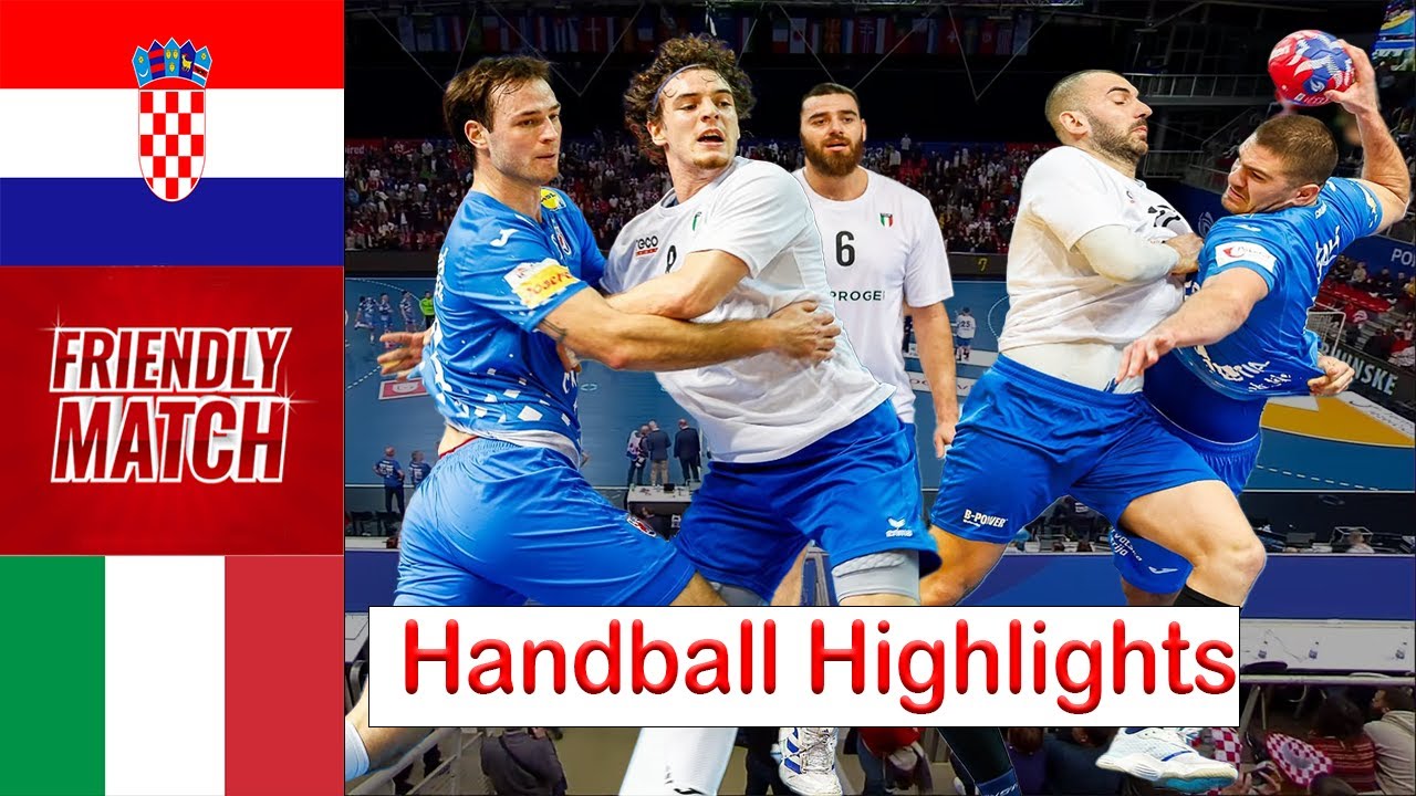 Croatia Vs Italy Handball Highlights Friendly Match 2024