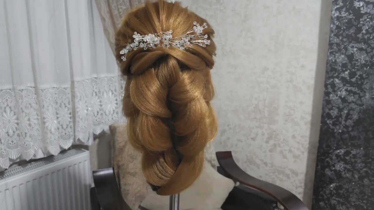 تعلمي اجمل تسريحة شعر فخمة للشعر طويل 😍😍