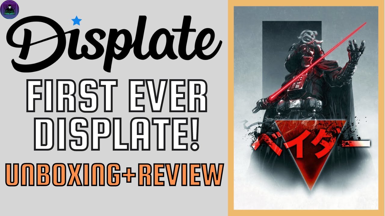 My FIRST DISPLATE EVER! Samurai VADER Displate! Review + Unboxing