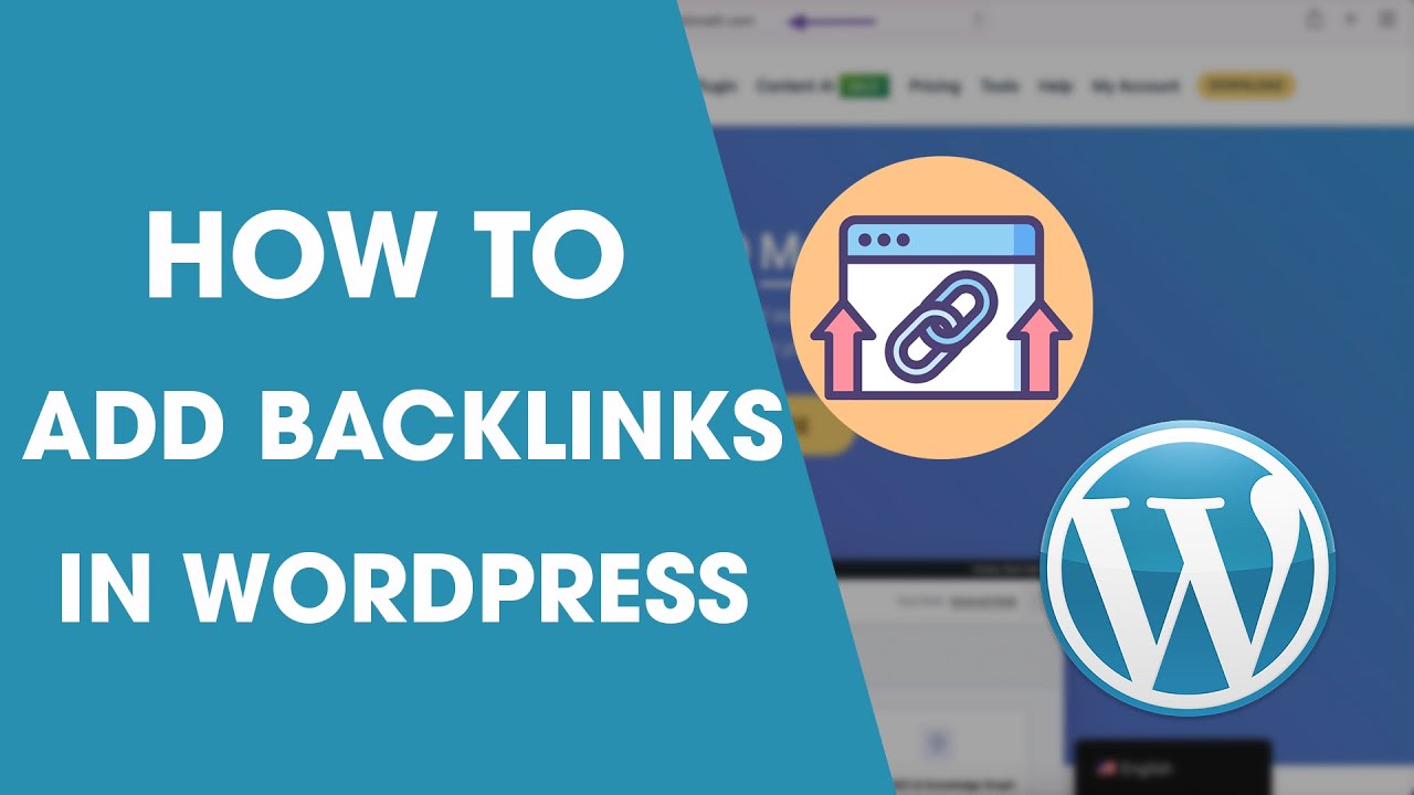 How to Add Backlinks in WordPress Website (Tutorial) 2025
