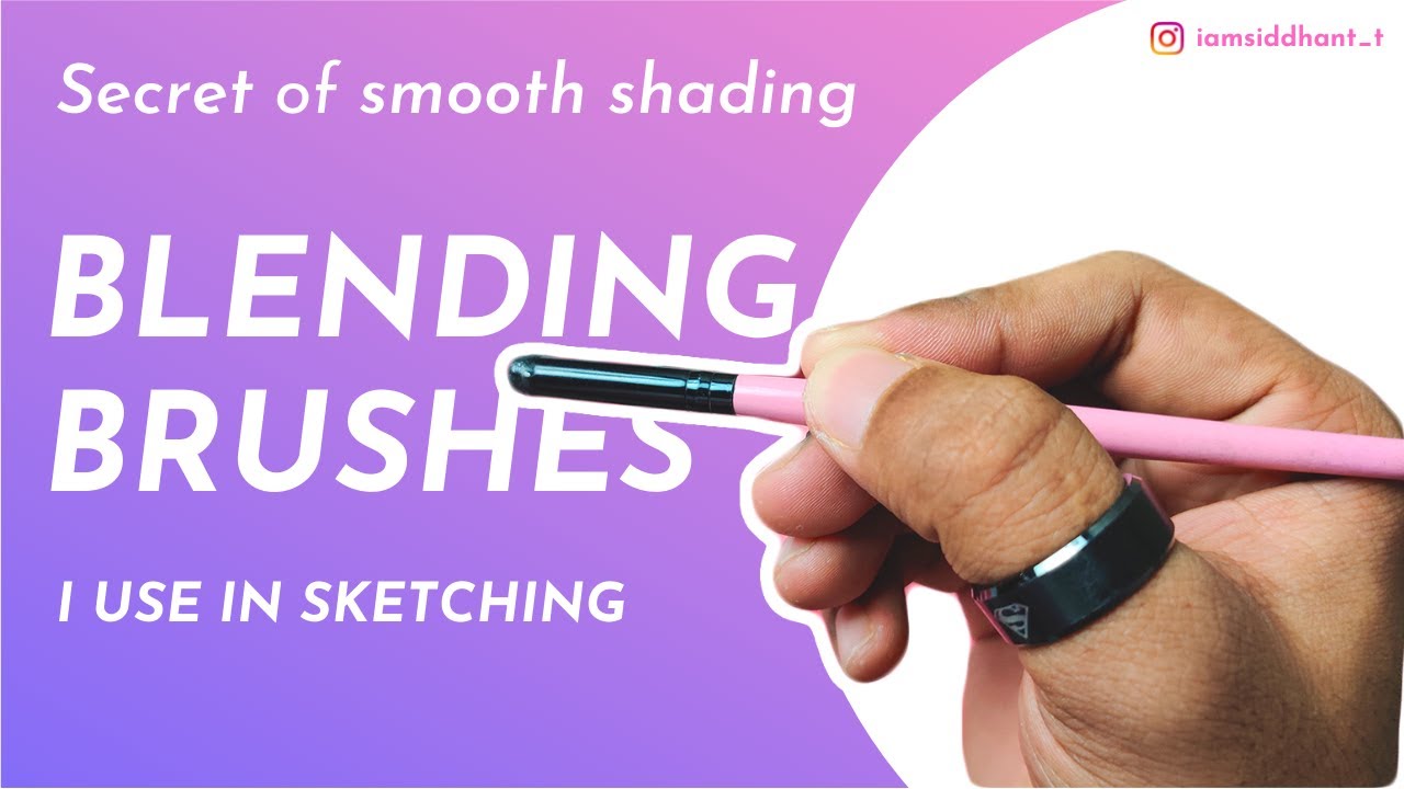 Blending Brushes I Use in Sketching