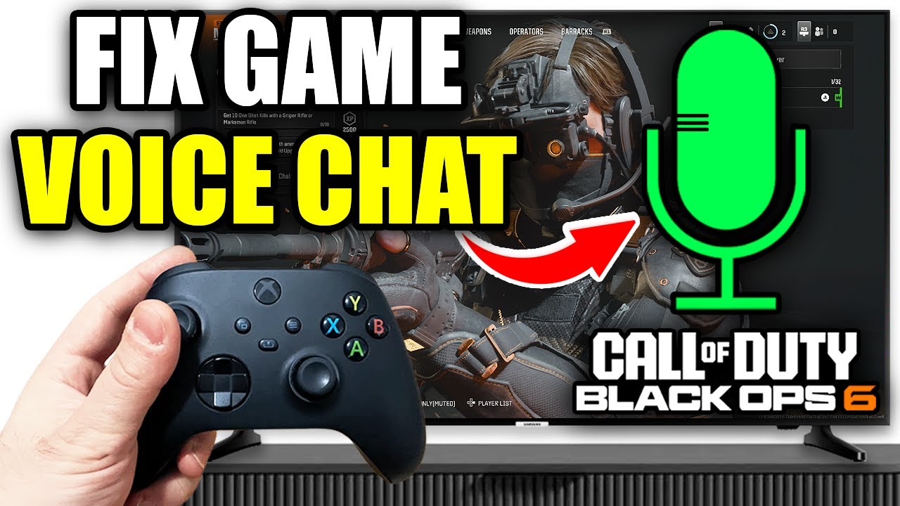 How To Fix Game Voice Chat & Mic In COD Black Ops 6 On Xbox
