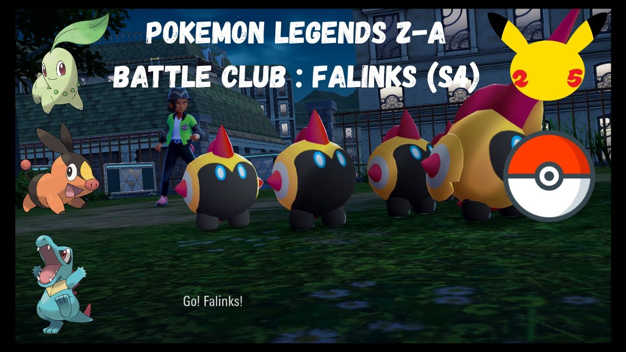Pokémon Legends Z-A Battle Club Ranked Online Battles Season 4 Falinks
