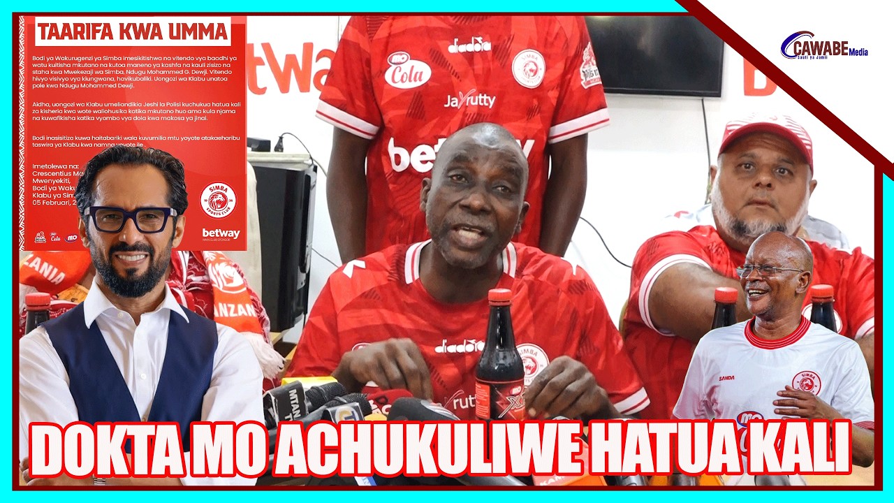 MUDA HUU WAZEE WA SIMBA WATOA TAMKO ZITO JUU YA DOKTA MO NA WENZAKE| WAHUNI WAKAMATWE KABISA