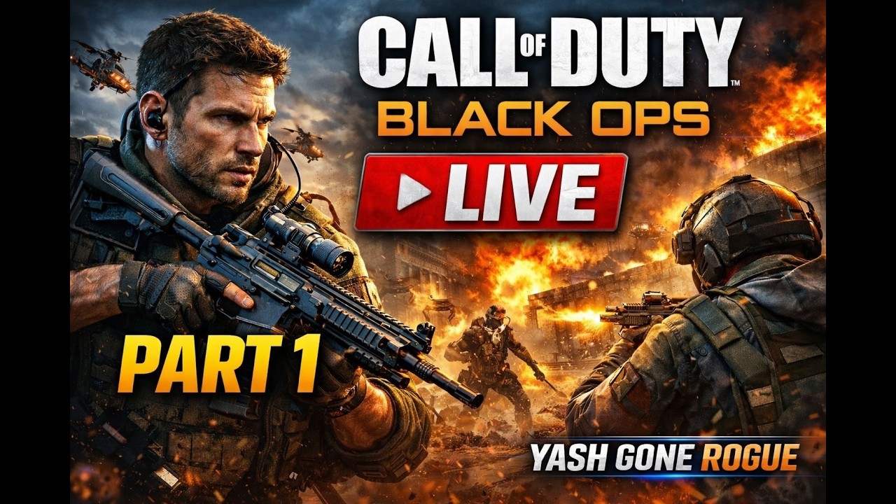 🔴 LIVE CALL OF DUTY Black Ops Walkthrough Part 1 | PC Live Gameplay #codblackops #pcgameplay #cod