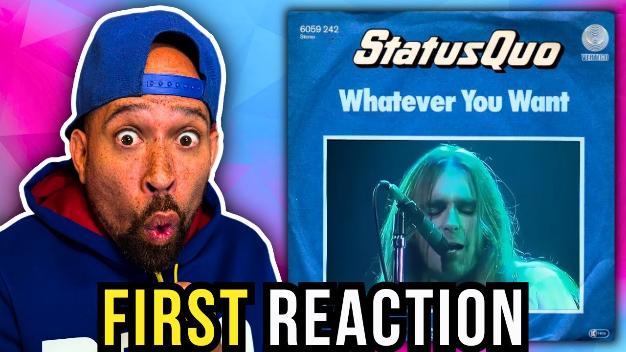 Rapper FIRST time REACTION to Status Quo - Whatever You Want! Baby, take me shopping ANTHEM lol...